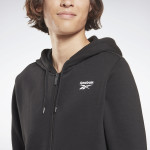 Reebok Identity Fleece Zip-Up Hooded Jacket - SVÖRT